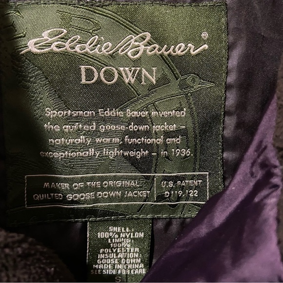 Eddie Bauer down filled puffer jacket - Picture 3 of 5